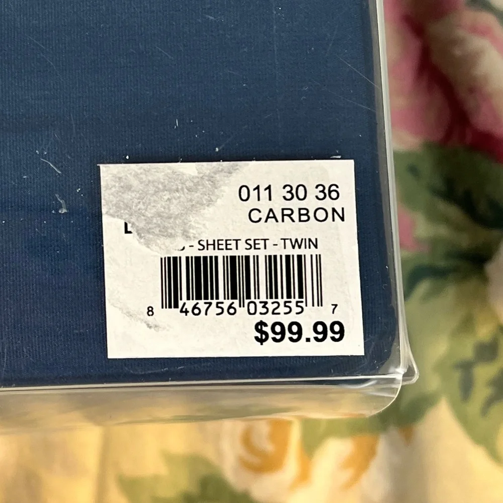 Columbia Deep Blue Twin Sheet Set
